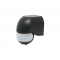 MOTION DETECTOR INFRARED WALL MOUNTED 230V IP44 180°  12m MAX BLACK ELPIRWBSP