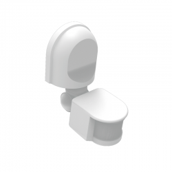 MOTION DETECTOR INFRARED WALL MOUNTED 230V IP44 180° 2 12m MAX WHITE ELPIRWW MOTION DETECTOR INFRARED WALL MOUNTED 230V IP44 180° 2 12m MAX WHITE ELPIRWW