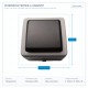 ВЪНШЕН КЛЮЧ ЗА ПОВЪРХНОСТЕН МОНТАЖ СИВ IP54