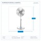 СТОЯЩ ВЕНТИЛАТОР ИНОКС Ф40 60W СТОЯЩ ВЕНТИЛАТОР ИНОКС Ф40 60W