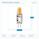 LED КРУШКА COB 2W G4 4000K СИЛИКОН 12V AC/DC