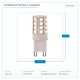 LED КРУШКА SMD 3,6W G9 4000K