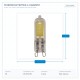LED КРУШКА COG 2W G9 6500K
