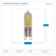 LED КРУШКА COG 2W G9 4000K 220-240V