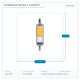 LED КРУШКА R7S 78MM 4.2W 3000K 220-240V LED КРУШКА R7S 78MM 4.2W 3000K 220-240V