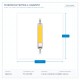 LED ЛАМПА R7S 118MM 8W 4000K 220-240V LED ЛАМПА R7S 118MM 8W 4000K 220-240V