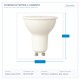 LED КРУШКА GU10 6W 6500K 110°