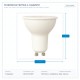 LED LAMP GU10 6W 4000K 110° 220-240V 147-77824
