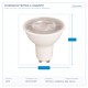 LED ЛАМПА GU10 6.5W 2700K 38° ДИМИРАЩА
