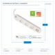 SMART POWER STRIP 3 SCHUKO AND 4 USB PORTS WITH WIFI  AND POWER METER 110-240V 16A 147-77915