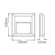 NETTO WALL LAMP PC 230V IP65 1.2W 3.000K 16x3014LED 80LM RUST SLIM52R NETTO WALL LAMP PC 230V IP65 1.2W 3.000K 16x3014LED 80LM RUST SLIM52R