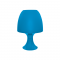 TABLE LAMP 1XE14 PLASTIC BLUE Φ16XH25,5CM NIOKI 1024SBE