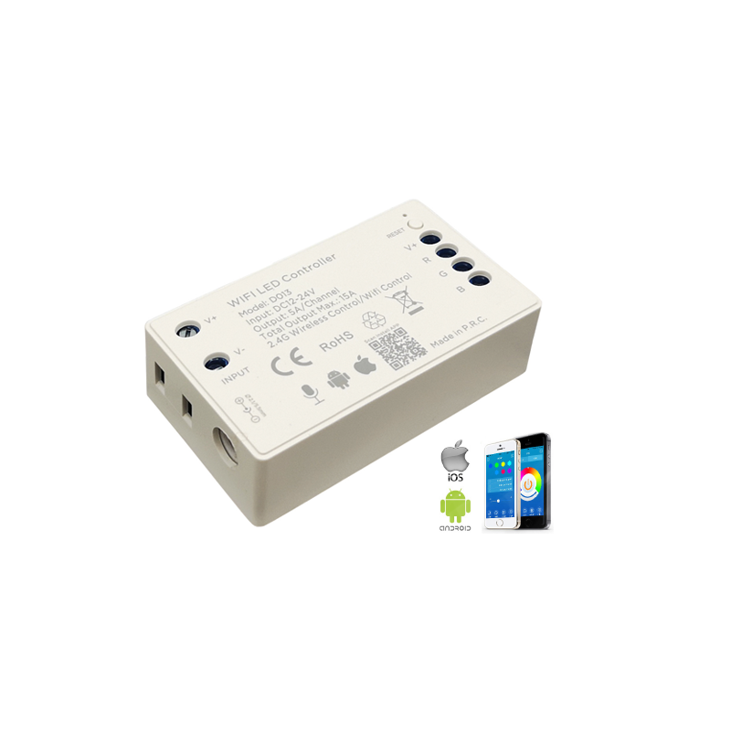 WIFI TUYA LED RGB CONTROLLER 15A 180W/12V 360W/24V D133 WIFI TUYA LED RGB CONTROLLER 15A 180W/12V 360W/24V D133