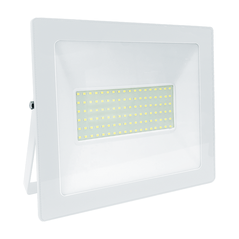 WHITE LED SMD FLOOD LUMINAIRE IP66 100W 3000K 8100Lm 230V RA80 Q10030W WHITE LED SMD FLOOD LUMINAIRE IP66 100W 3000K 8100Lm 230V RA80 Q10030W