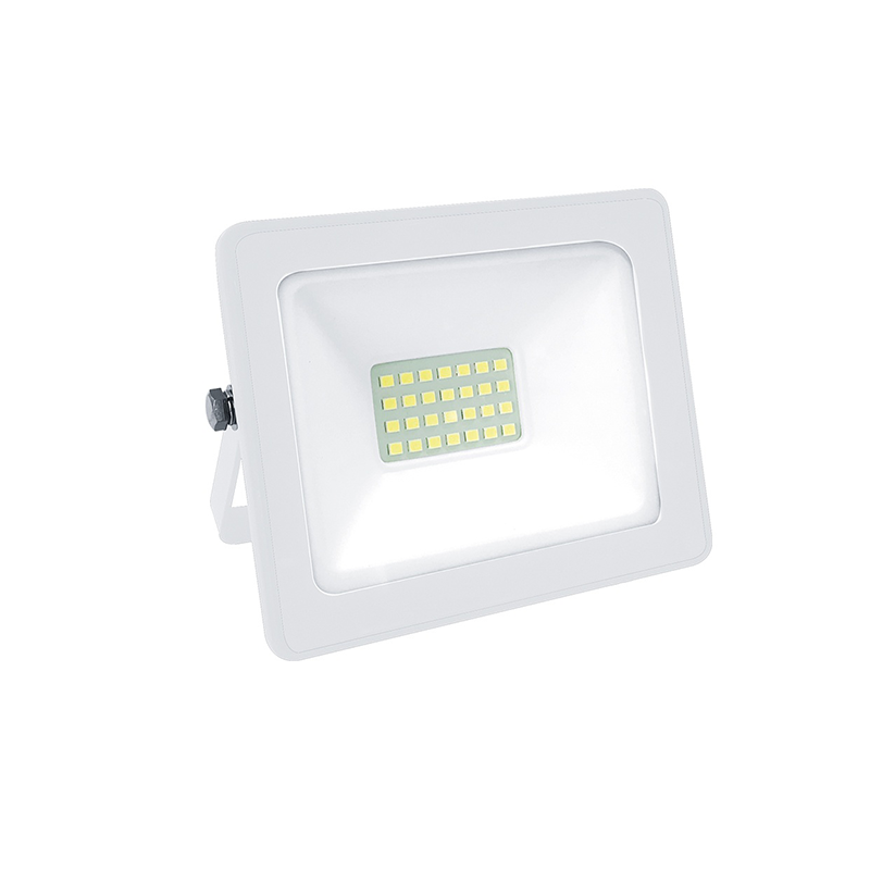 WHITE LED SMD FLOOD LUMINAIRE IP66 20W 3000K 1600Lm 230V RA80 Q2030W