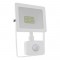 WHITE SENSOR LED SMD FLOOD LUMINAIRE IP66 20W 6000K 1760Lm 230V RA80 Q2060WS