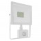 WHITE SENSOR LED SMD FLOOD LUMINAIRE IP66 30W 3000K 2400Lm 230V RA80 Q3030WS