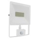 WHITE SENSOR LED SMD FLOOD LUMINAIRE IP66 50W 4000K 4250Lm 230V RA80 Q5040WS