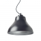 PHASING OUT GLASS BLACK MAT OUTSIDE-SILVER INSIDE F32XH20CM E27 BERGAMO 1039714