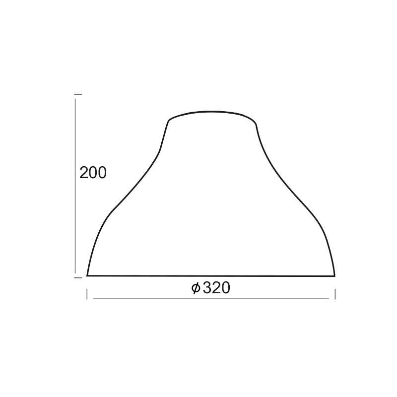 PHASING OUT GLASS D32 x H20 cm E27 BERGAMO 1039712 PHASING OUT GLASS D32 x H20 cm E27 BERGAMO 1039712
