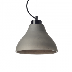 PHASING OUT GLASS CHARCOAL F22XH16CM E27 BERGAMO 1039A712 PHASING OUT GLASS CHARCOAL F22XH16CM E27 BERGAMO 1039A712
