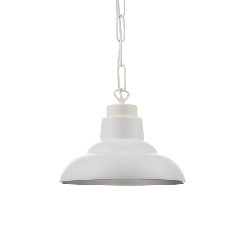 PHASING OUT GLASS WHITE MAT OUTSIDE- SILVER INSIDE Φ25ΧΗ13CM FOR E27 VANCOUVER 2359825WS