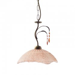 PHASING OUT GLASS BROWN-BEIGE D30 x H12cm E27 PELLA 1140A1FS PHASING OUT GLASS BROWN-BEIGE D30 x H12cm E27 PELLA 1140A1FS