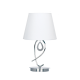 PHASING OUT TABLE LAMP 1ΧE27 CHROME WHITE SHADE BASILICO TNK81490CR1T