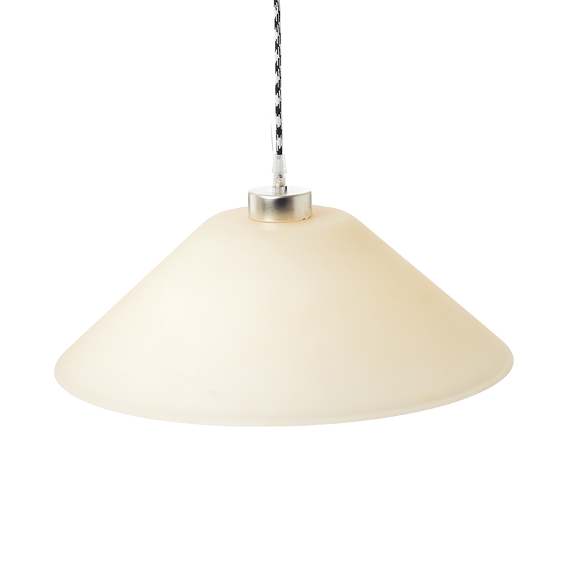 PHASING OUT GLASS BEIGE D45 x H16cm E27 PAPAYA 10381