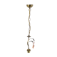 PHASING OUT SUSPENSION METAL BRONZE LEAF-CRYSTAL E27 TEF121B PHASING OUT SUSPENSION METAL BRONZE LEAF-CRYSTAL E27 TEF121B