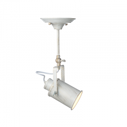 PHASING OUT CEILING 1ΧΕ27 METAL WHITE GOLD PATINΑ 15X17XH38CM POMPEII OD61011AW