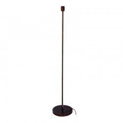 PHASING OUT METAL FLOOR LUMINAIRE 1XE27 WOOD-BROWN CABLE CIRCULAR BASE 126CM MIX MATCH MF15198WPM