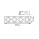 Spot 4 X R-111 rectangular Grey AC.045XF004R Spot 4 X R-111 rectangular Grey AC.045XF004R