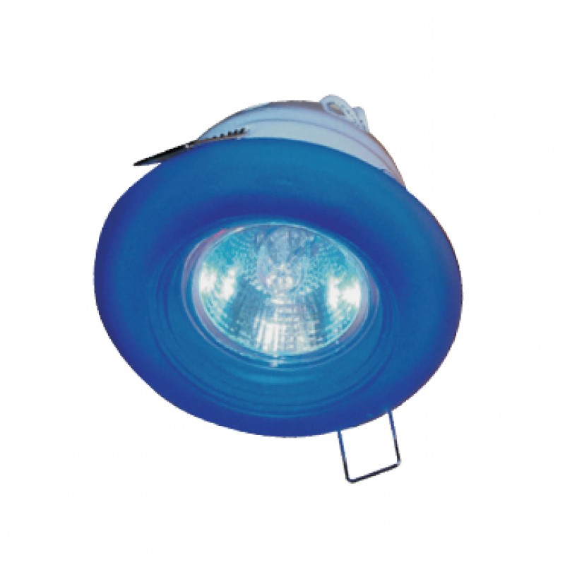 SPOT WITH GLASS 2731-1621 MR16 BLUE XM27311621B