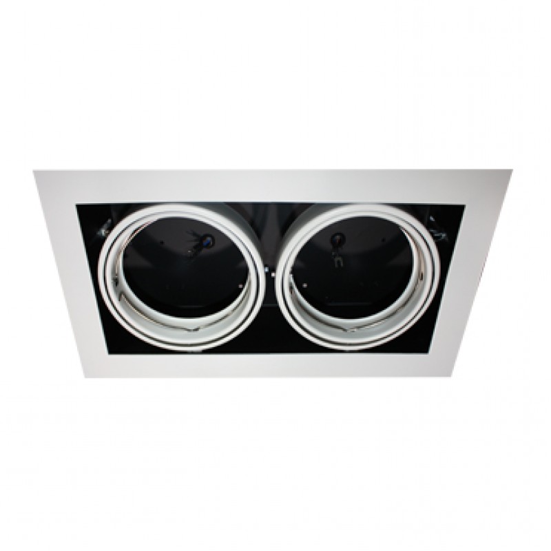 SPOT DOUBLE AR111 WHITE XM2902SW