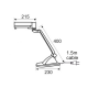 PHASING OUT TABLE LAMP E27 40W RED HIPSTER SF071R