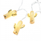 “METAL STRING LIGHTS (CACTUS)” 10 LED STRING LIGHTS WITH BATTERIES (2xΑΑ) WARM WHITE IP20 135+30cm TRANSPARENT CABLE CACTUS10WW2A