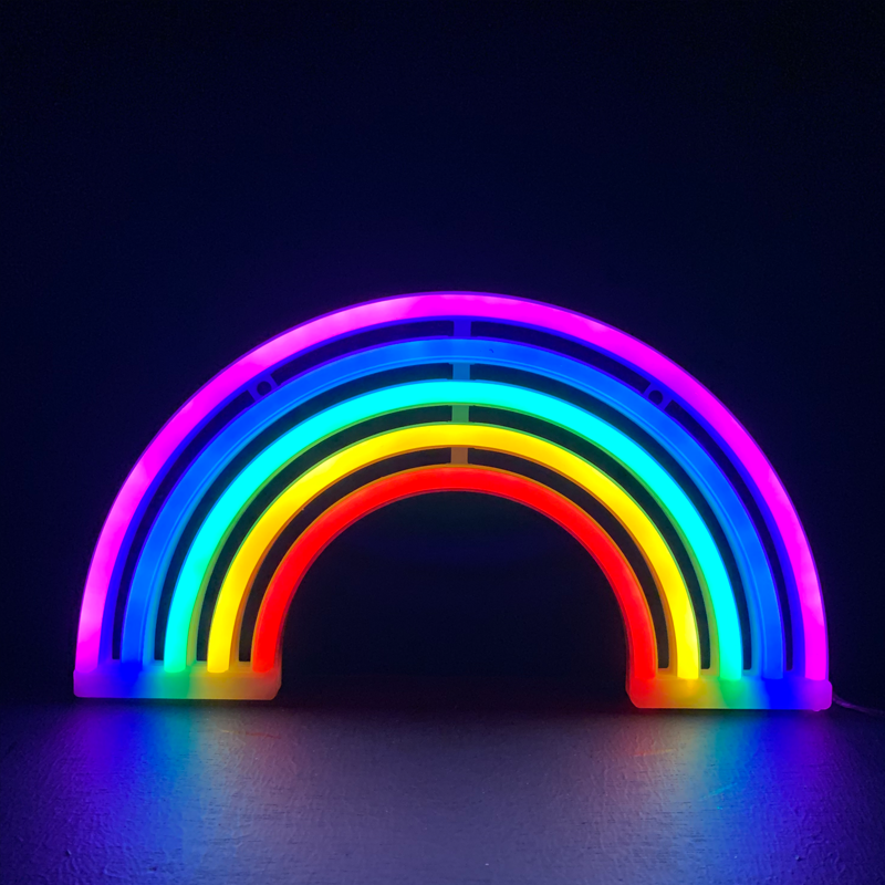 RAINBOW, 80 NEON LED LIGHTS WITH BATTERY (3xAA)/USB, RGB, IP20, 18x2x30cm F040033032 RAINBOW, 80 NEON LED LIGHTS WITH BATTERY (3xAA)/USB, RGB, IP20, 18x2x30cm F040033032