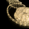 WHITE 3-WIRE MICROBULBS ROPE LIGHT, TRAY 100m 36L/m CUT PER 2m IP20 + 5 SET ACCESSORIES R100M3WCC