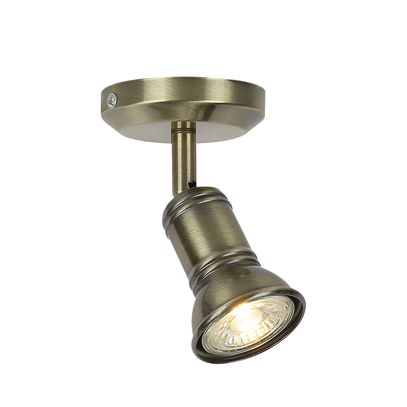 WALL MOUNTED 1ΧGU10 SATIN BRONZE METAL 8Χ8Χ14CM BRULEE SU281PBR WALL MOUNTED 1ΧGU10 SATIN BRONZE METAL 8Χ8Χ14CM BRULEE SU281PBR