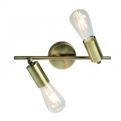 SPOT II BRASS ANTIQ METAL 2ΧΕ27 MOHICANS SUT1912TB
