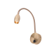PHASING OUT WALL MOUNTED SPOT LED LUMINAIRE 3W 3000K 210Lm 230 V NIKEL MATT WITH SPΙRAL   SWITCH SWAN SF126BLED330G