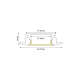 MINI ALUMINUM PROFILE WITH OPAL COVER 2m/pc P108U MINI ALUMINUM PROFILE WITH OPAL COVER 2m/pc P108U
