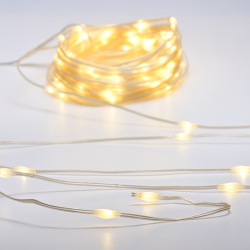 SKIN LINE LAMP 300 LED STRING WW ADAPT. 8 FUNCTIONS IP44 LENGTH 30m 2m TRANSPARENT CABLE X0430012261