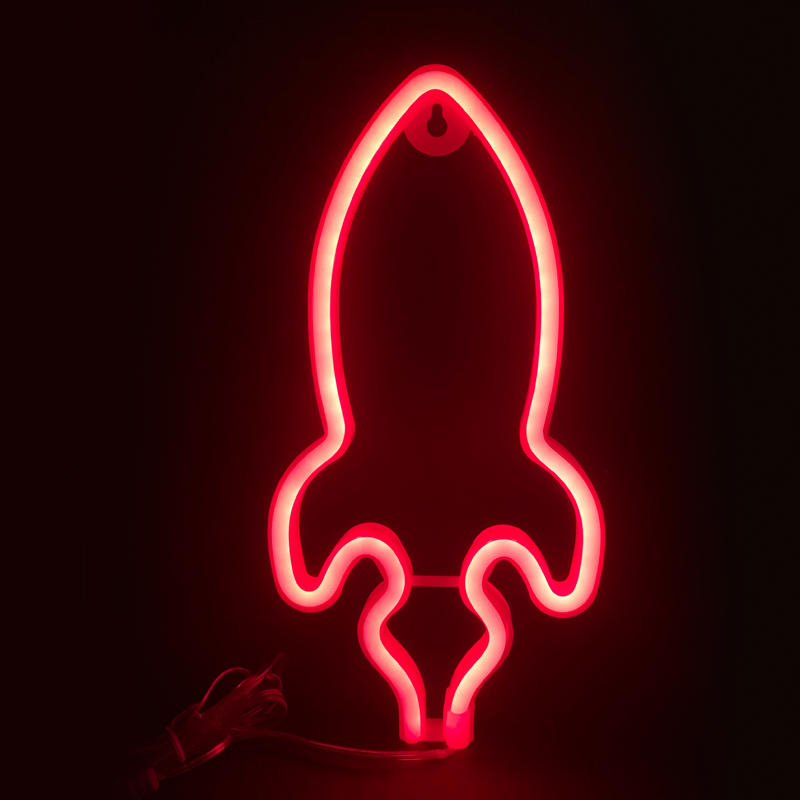ROCKET, 87 NEON LED LIGHTS WITH BATTERY (3xAA)/USB, RED, IP20, 13.5x2x27cm X04874320 ROCKET, 87 NEON LED LIGHTS WITH BATTERY (3xAA)/USB, RED, IP20, 13.5x2x27cm X04874320