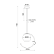 PENDANT LUMINAIRE 1ΧΕ27 METAL GOLD + PERLE GLASS Φ35ΧΗ100CM IPARELLE DCR17501P PENDANT LUMINAIRE 1ΧΕ27 METAL GOLD + PERLE GLASS Φ35ΧΗ100CM IPARELLE DCR17501P
