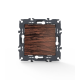 PRIME 1 GANG 1 WAY SWITCH SCREWLESS 1P 10AX 250VAC IP20 WOOD 1000110006