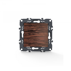 PRIME 1 GANG 1 WAY SWITCH SCREWLESS 1P 10AX 250VAC IP20 WOOD 1000110006 PRIME 1 GANG 1 WAY SWITCH SCREWLESS 1P 10AX 250VAC IP20 WOOD 1000110006