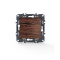 PRIME INTERMEDIATE SWITCH SCREWLESS 1+1P 10AX 250VAC IP20 WOOD 1000110406