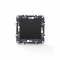 PRIME 2 GANG SHUTTER SWITCH SCREWLESS 1-1P 10AX 250VAC IP20 MATT ANTHRACITE 1000110605